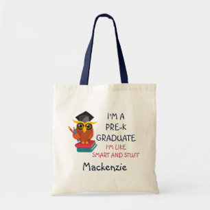 Tote Bag Pré-K 2023 Graduate Owl Funny Graduation Class