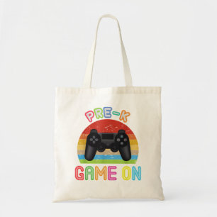 Tote Bag Pré K Jeu sur la console vidéo Retour à l'école Ki