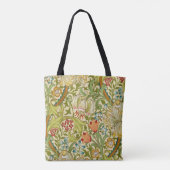 Tote Bag Pre-Raphaelite d'or de cru de lis de William (Dos)