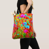 Tote Bag Pré sauvage dans l'art pop fleuri (De près)
