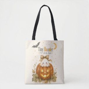 Tote Bag Premier bébé de saison effrayante Halloween aquare