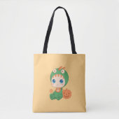 Tote Bag Premier Costume Dinosaure Halloween mignon bébé Dr (Devant)