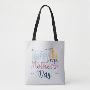 Tote Bag Première Fête des Mères Boho Chic