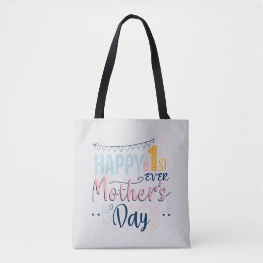 Tote Bag Première Fête des Mères Boho Chic (Devant)