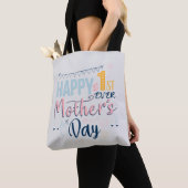 Tote Bag Première Fête des Mères Boho Chic (De près)