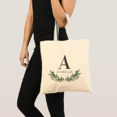 Tote Bag Première feuille d'aquarelle fourre-tout (Devant (produit))