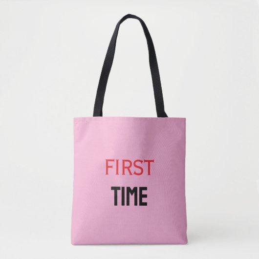 TOTE BAG PREMIÈRE FOIS (Devant)