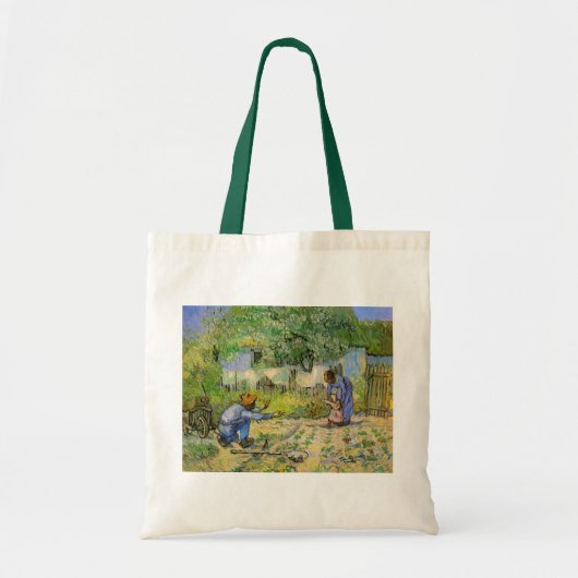 Tote Bag Premières étapes (après Millet) par Vincent van Go (Devant)