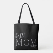 Tote Bag Premium Onyx Meilleure MOM jamais Elegant Mothers (Dos)
