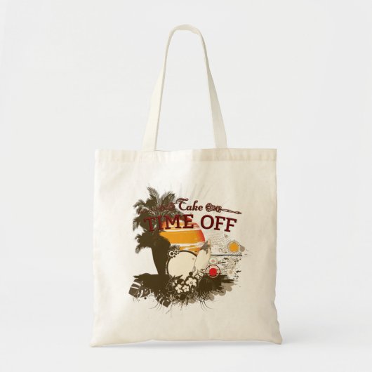 Tote Bag Prendre le temps Fourre-tout (Devant)