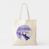 Tote Bag Prendre Trop De Choses A Des Conséquences (Dos)