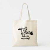 Tote Bag Prenez-le Squeezy Fun Pun au citron (Dos)