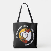Tote Bag Prenez soin de la poule 1 (Dos)