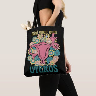 Tote Bag Prenez soin de votre propre Uterus Feminist Pro Ch