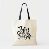 Tote Bag Prenez soin de vous-même (Devant)
