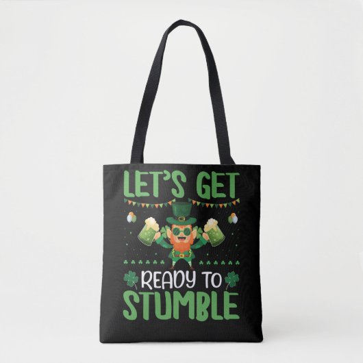 Tote Bag Préparons-nous à trébucher (Devant)