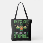 Tote Bag Préparons-nous à trébucher (Dos)