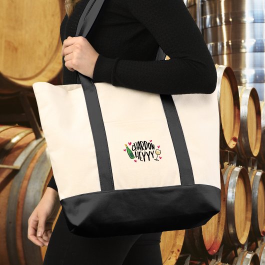 Tote Bag Preppy Chardonnay Funny