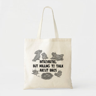 Tote Bag Présenté mais prêt à parler des oiseaux