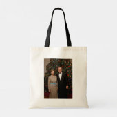 Tote Bag Président George Bush, Laura Christmas Maison Blan (Dos)