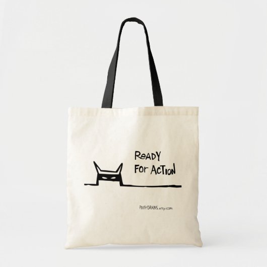 Tote Bag Prêt pour l'action (Devant)