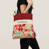 Tote Bag Pretty triangle pattern II + your ideas (De près)