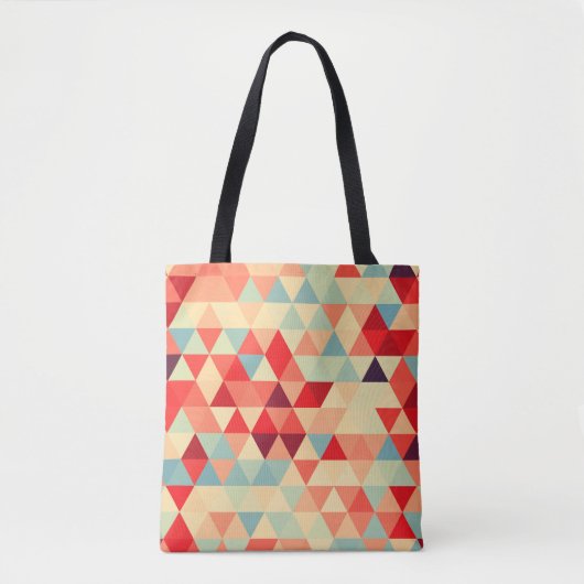 Tote Bag Pretty triangle pattern II + your ideas (Devant)