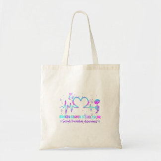 Tote Bag Prévention de la sensibilisation à la couleur des