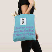 Tote Bag Prévention du suicide Fourre-tout (De près)
