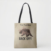 Tote Bag Prickly Porky - Retourner (Devant)