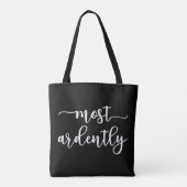 Tote Bag Pride and Prejudice M. Darcy - Most Ardently I (Dos)