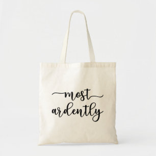 Tote Bag Pride and Prejudice M. Darcy - Most Ardently I