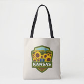 Tote Bag Pride d'état | Kansas (Devant)