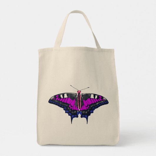 Tote Bag Pride Flag Swallowtail Butterfly (Dos)