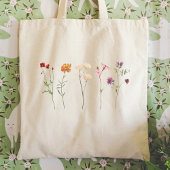 Tote Bag Pride lesbienne fleur sauvage