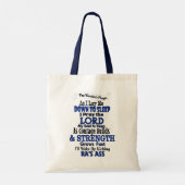 Tote Bag Prière de guerrier...RA (Dos)