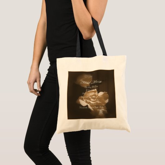 Tote Bag Prière de Hail Mary (Devant (produit))