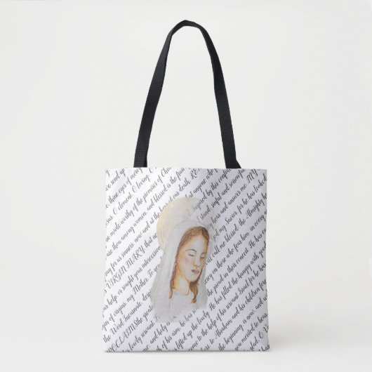Tote Bag Prière de Marie (Devant)