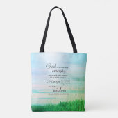 Tote Bag Prière de sérénité, (Dos)