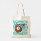 Tote Bag Prière de sérénité de baseball (Dos)