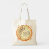 Tote Bag Prière de sérénité de l'ange (Dos)