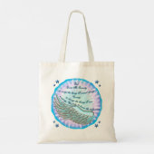 Tote Bag Prière de sérénité Violet Wing (Dos)