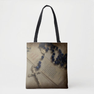 Tote Bag Prière et Rosaire