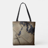 Tote Bag Prière et Rosaire (Dos)