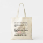 Tote Bag Prière religieuse Carmel Mary Carmelite (Dos)