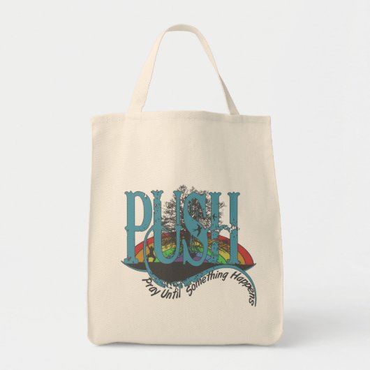 Tote Bag Priez Jusqu'À Ce Que Quelque Chose Arrive (Devant)