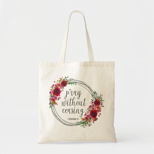 Tote Bag Priez sans cesser (Devant)