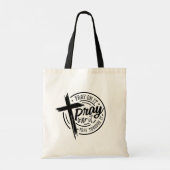 Tote Bag Priez Sur Elle Croix Chrétienne Bible Verse (Dos)