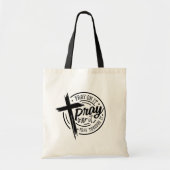 Tote Bag Priez Sur Elle Croix Chrétienne Bible Verse (Devant)