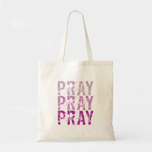 Tote Bag Priez Sur Elle Priez À Travers Elle Christian Fai (Devant)